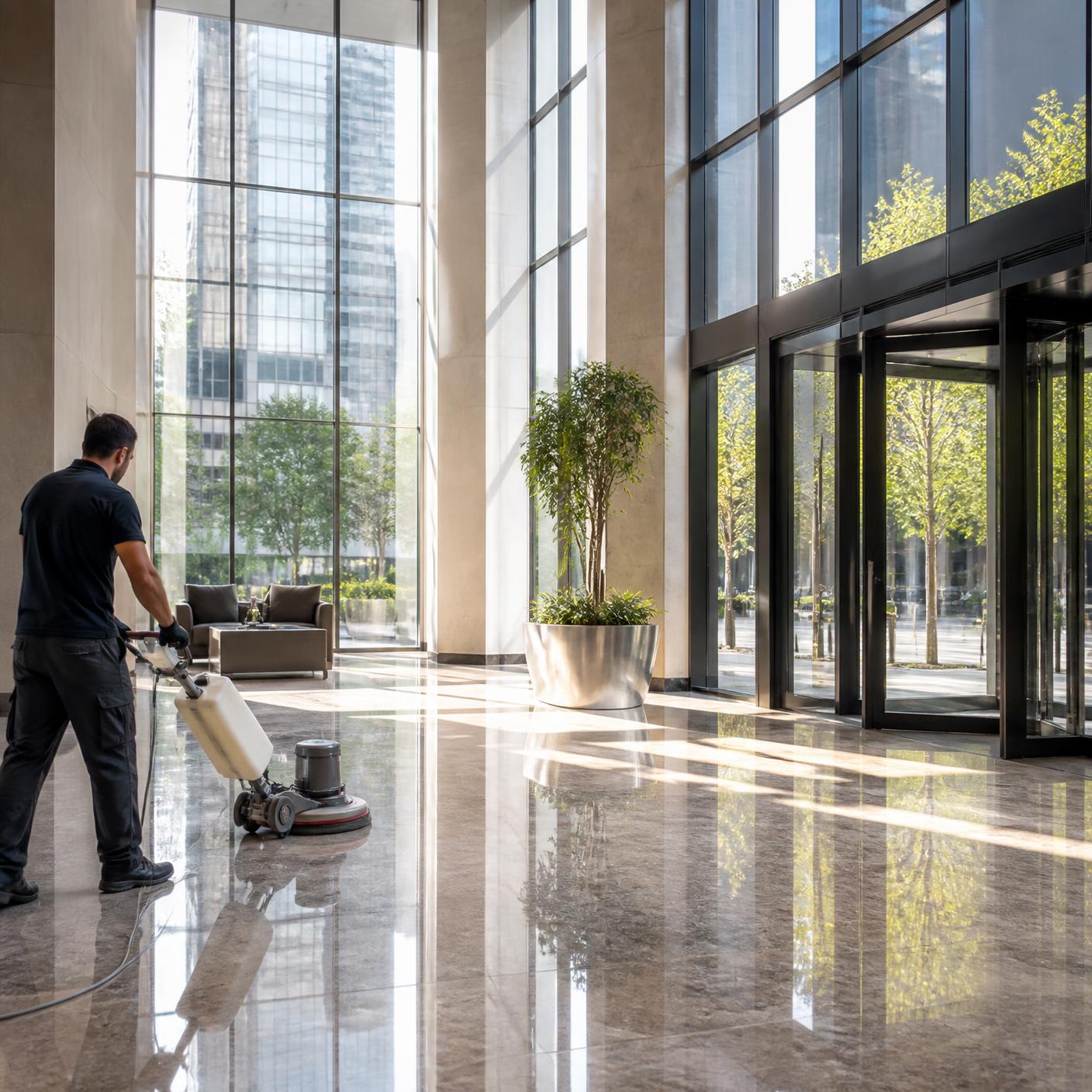 Bürolobby Reinigung Frankfurt