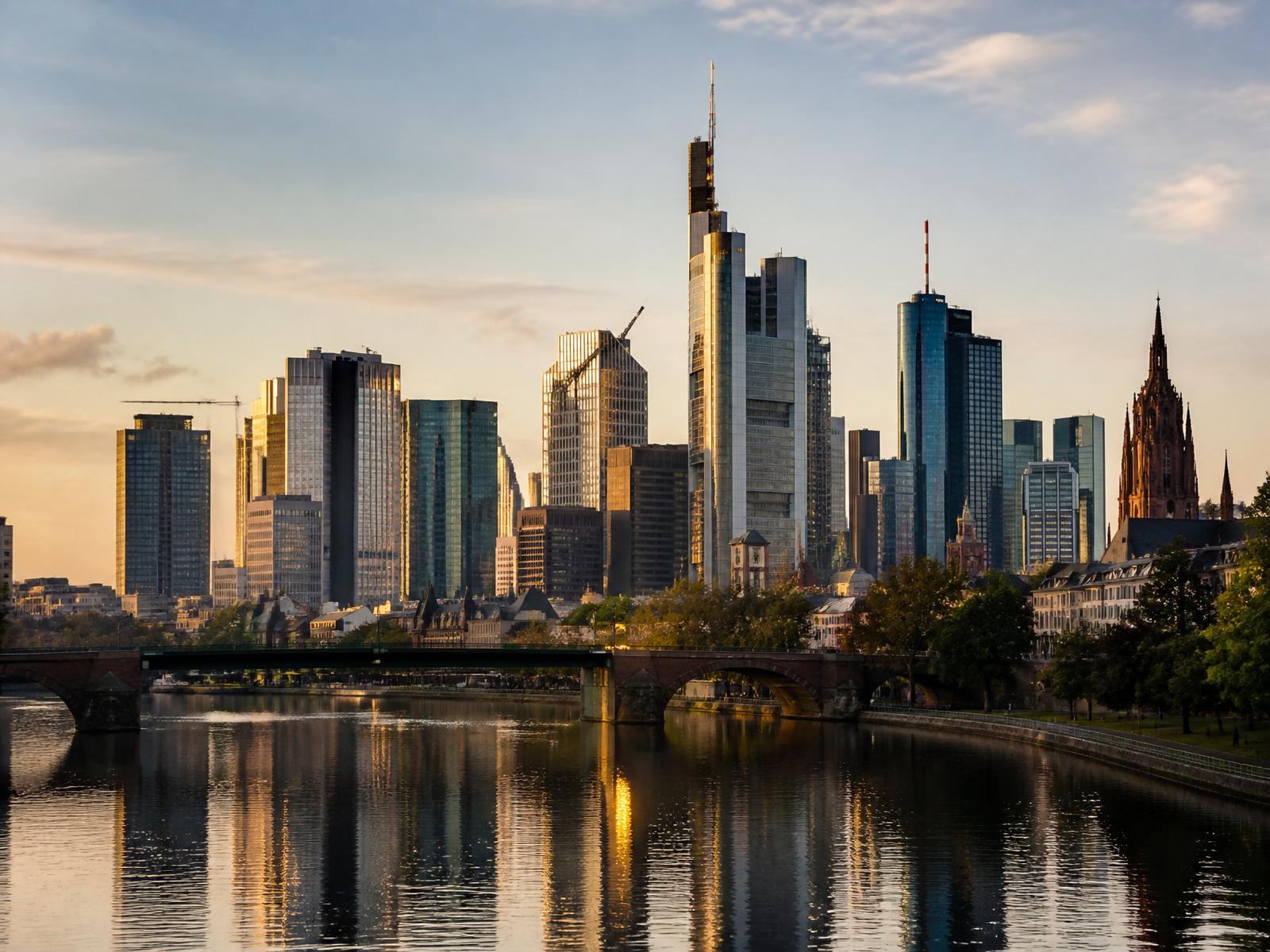 Frankfurter Skyline am Main